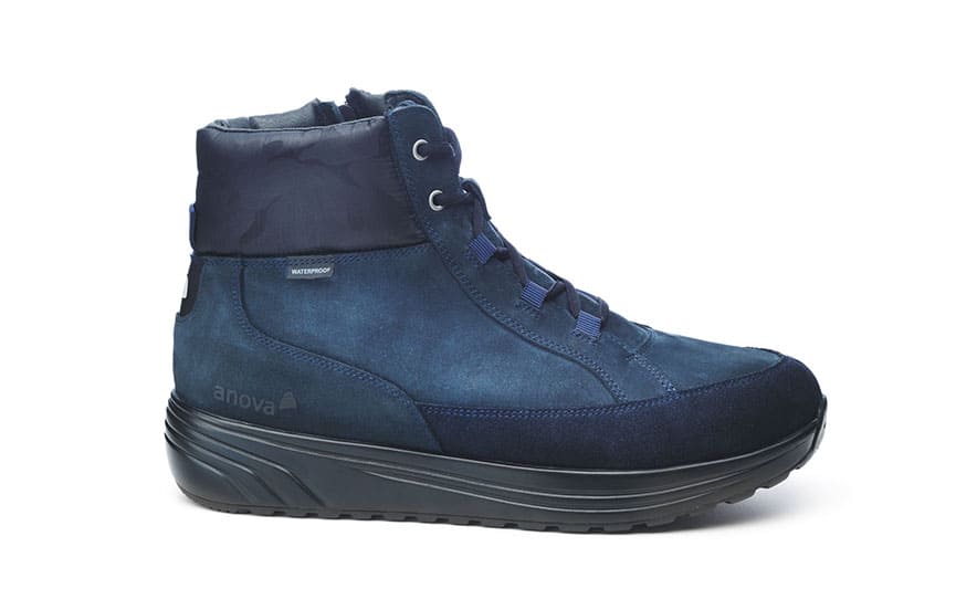Orthopädische Schuhe Herren Mid Wasserdicht Anova Sergio Dark Blue